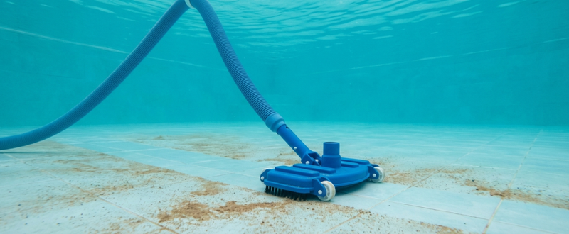Comment retirer les dépôts et le sable du fond de la piscine sans vider l’eau ?