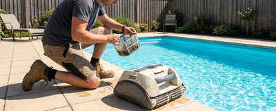 Robot piscine qui aspire mal : causes et solutions pour un nettoyage complet