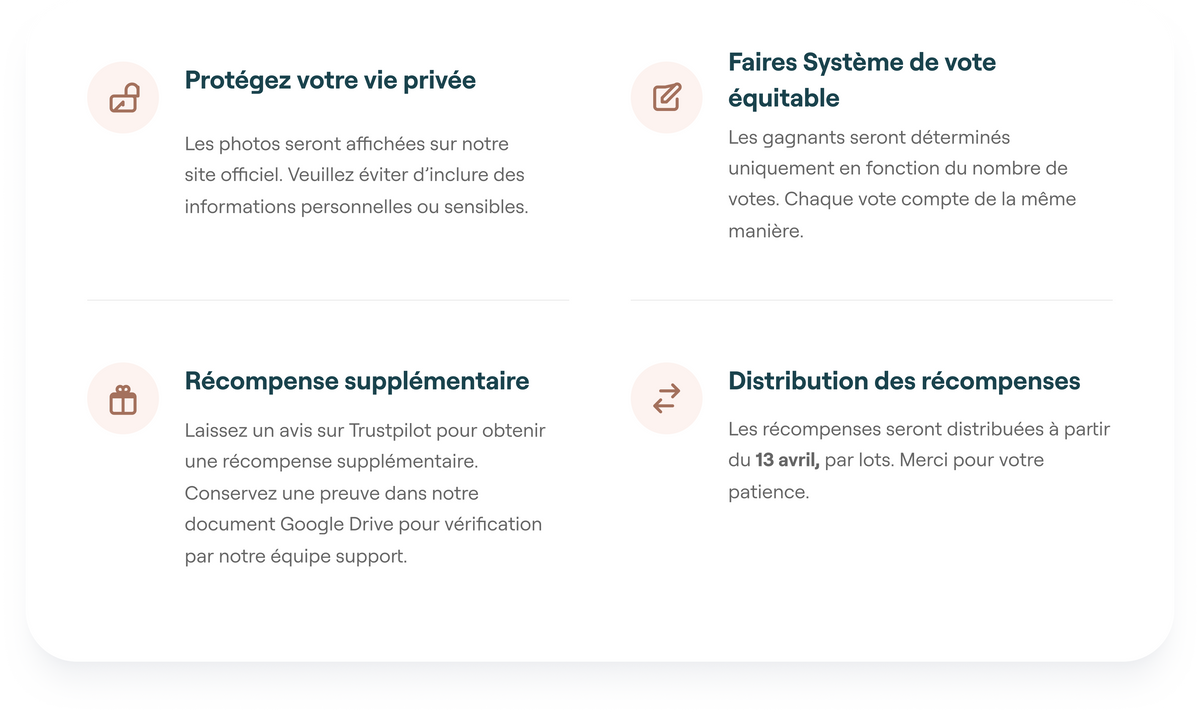 Rappels amicaux