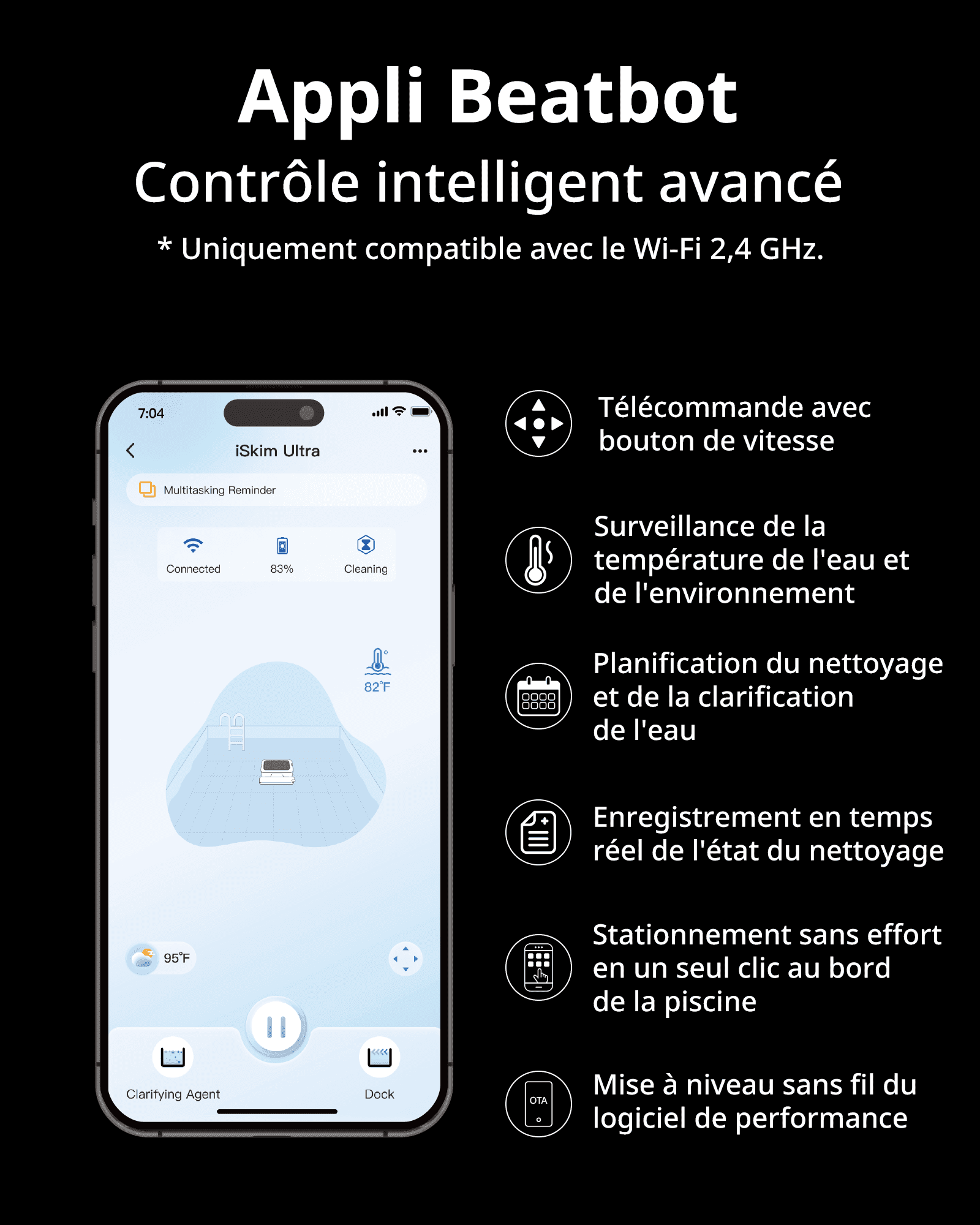 Robot de surface Beatbot iSkim Ultra