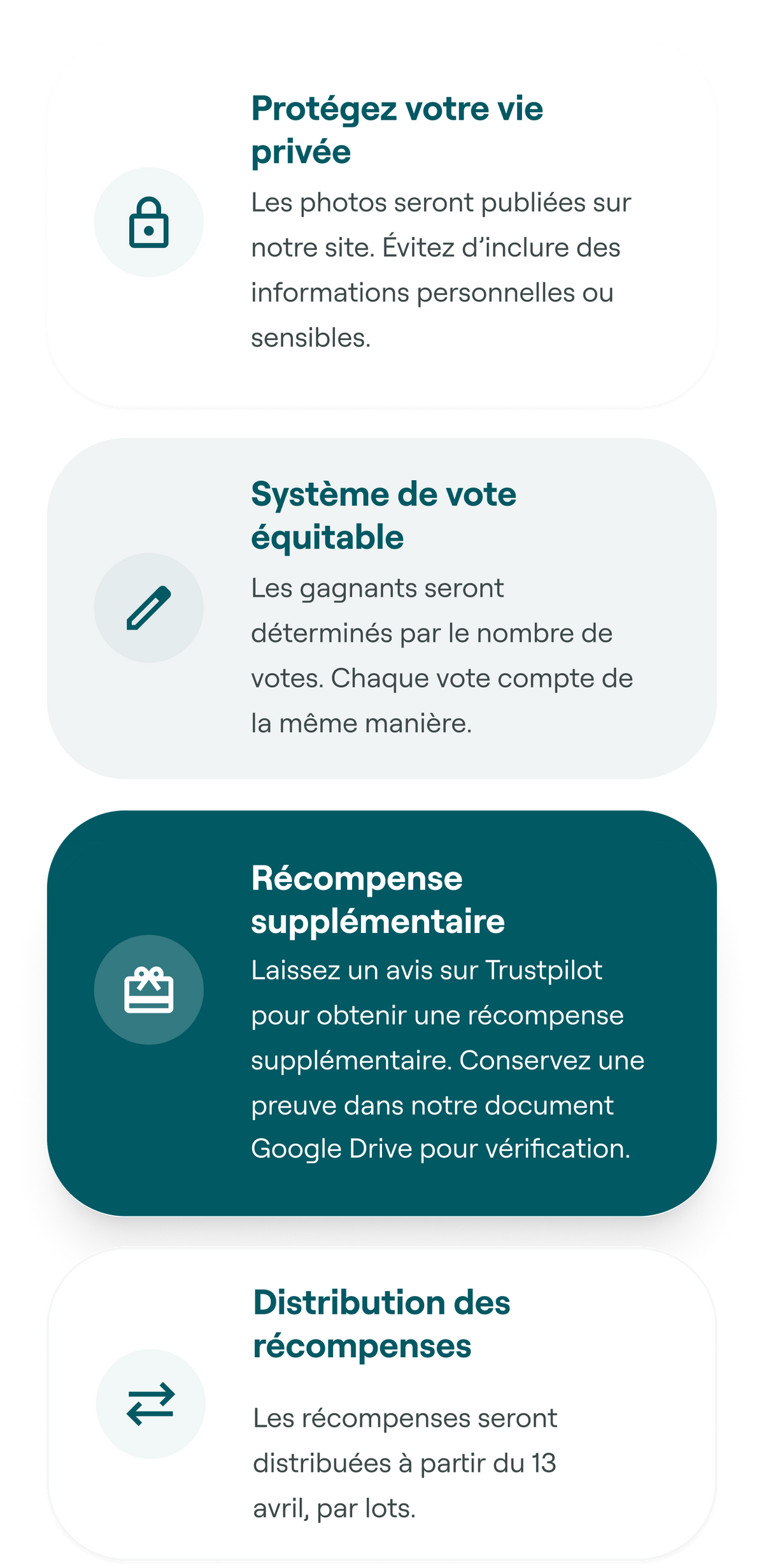 Rappels amicaux